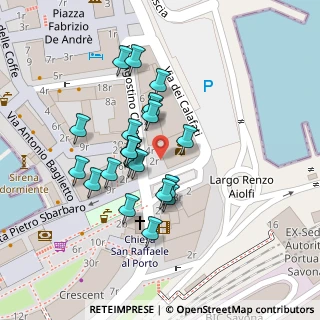 Mappa Via dei Carpentieri, 17100 Savona SV, Italia (0.04727)