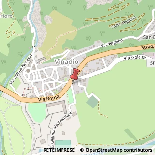 Mappa Via Guardia alla Frontiera, 1, 12010 Vinadio, Cuneo (Piemonte)