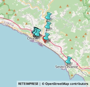 Mappa Via Emanuele Pessagno, 16033 Lavagna GE, Italia (2.39455)