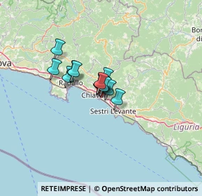 Mappa Via Emanuele Pessagno, 16033 Lavagna GE, Italia (6.35538)