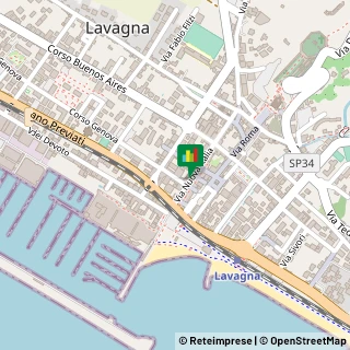 Mappa Via Nuova Italia, 41, 16033 Lavagna, Genova (Liguria)