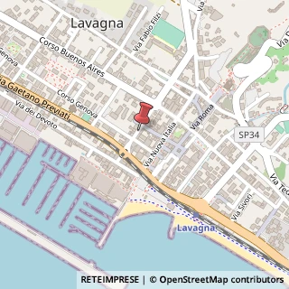 Mappa Via Cristoforo Colombo, 24, 16033 Lavagna, Genova (Liguria)