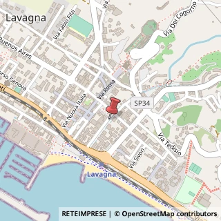 Mappa Piazza Vittorio Veneto,  28, 16033 Lavagna, Genova (Liguria)