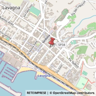 Mappa Piazza Vittorio Veneto, 20, 16033 Lavagna, Genova (Liguria)