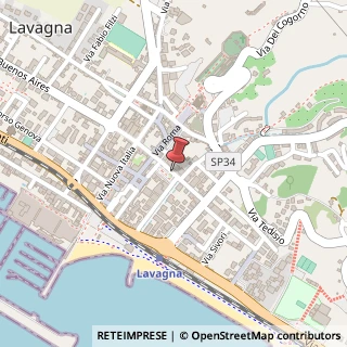 Mappa Piazza Vittorio Veneto, 14, 16033 Lavagna, Genova (Liguria)