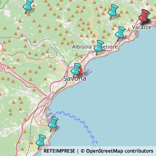 Mappa Via Antonio Baglietto, 17100 Savona SV, Italia (7.21182)