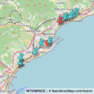 Mappa Via Antonio Baglietto, 17100 Savona SV, Italia (2.49308)