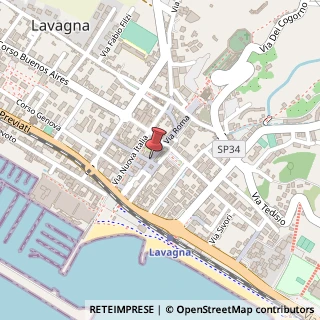 Mappa Via Roma, 21, 16033 Lavagna, Genova (Liguria)