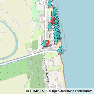 Mappa Via Verghereto, 48125 Lido di Savio RA, Italia (0.4255)