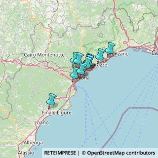 Mappa Via N. Bartoli, 17100 Savona SV, Italia (7.11364)