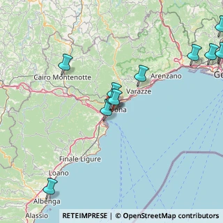 Mappa Via N. Bartoli, 17100 Savona SV, Italia (20.815)