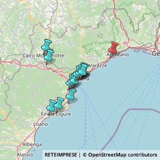 Mappa Via Giacomo Puccini, 17100 Savona SV, Italia (9.596)