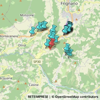 Mappa Via l'Amola, 41026 Pavullo nel Frignano MO, Italia (1.65222)