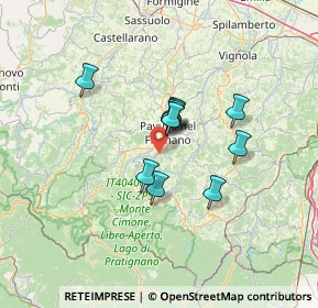 Mappa Via l'Amola, 41026 Pavullo nel Frignano MO, Italia (9.43091)