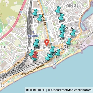 Mappa Via Edmondo de Amicis, 17100 Savona SV, Italia (0.4665)