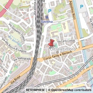 Mappa Via Trilussa, 35, 17100 Savona SV, Italia, 17100 Savona, Savona (Liguria)