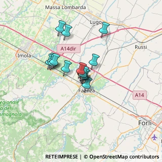 Mappa Via Morgagni, 48018 Faenza RA, Italia (4.71267)