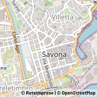 Mapa Savona