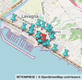 Mappa Via Monsignor Giovanni Battista Campodonico, 16033 Lavagna GE, Italia (0.2885)