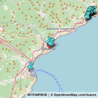 Mappa Via Giovanni Caboto, 17100 Savona SV, Italia (7.33167)
