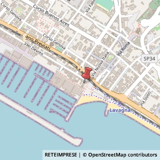 Mappa Via Porto Turistico, 7, 16043 Lavagna, Genova (Liguria)