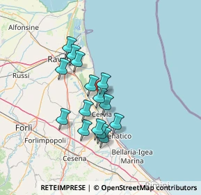 Mappa 48125 Lido di Savio RA, Italia (11.258)