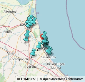 Mappa 48125 Lido di Savio RA, Italia (10.3065)