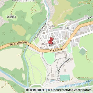 Mappa Piazza Vittorio Veneto, 6, 12010 Vinadio, Cuneo (Piemonte)