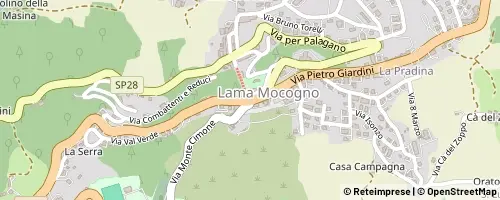 Mappa Lama Mocogno