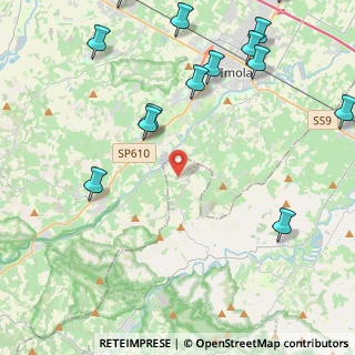 Mappa Via Raggio, 48025 Riolo Terme RA, Italia (6.05)