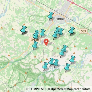 Mappa Via Raggio, 48025 Riolo Terme RA, Italia (3.96)