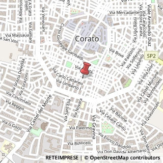 Mappa Via duca di genova 8, 70033 Corato, Bari (Puglia)