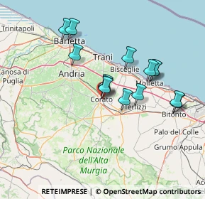 Mappa Via Quintino Sella, 70033 Corato BA, Italia (13.35071)