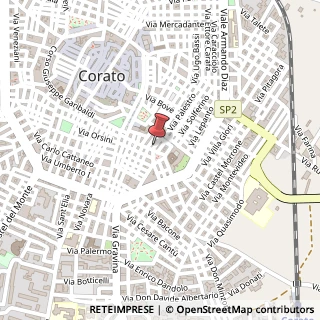 Mappa Via Borromeo, 4, 70033 Corato, Bari (Puglia)