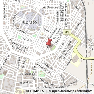 Mappa Via Giuseppe Guacci, 1, 70033 Corato, Bari (Puglia)