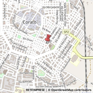 Mappa Piazza Venezuela, 4, 70033 Corato, Bari (Puglia)