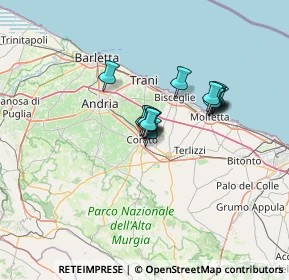 Mappa Via Alberti, 70033 Corato BA, Italia (9.05714)