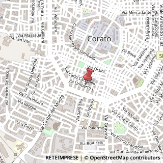 Mappa Via Sant'Elia,  61, 70033 Corato, Bari (Puglia)