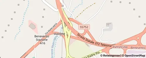 Mappa Benevento