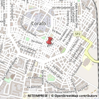 Mappa Via Niccol? Tommaseo, 10, 70033 Corato, Bari (Puglia)