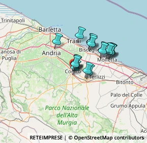 Mappa Via Aleardi, 70033 Corato BA, Italia (9.50611)