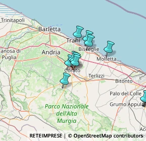 Mappa Via Aleardi, 70033 Corato BA, Italia (14.69583)