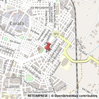 Mappa Via A. Bertani, 7, 70033 Corato, Bari (Puglia)
