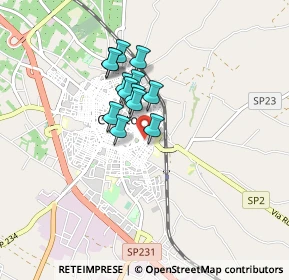 Mappa Via Aleardi, 70033 Corato BA, Italia (0.61923)