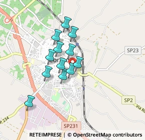 Mappa Via A. Bertani, 70033 Corato BA, Italia (0.69917)