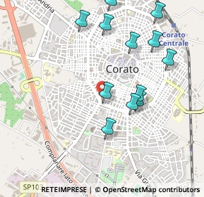 Mappa Via Carlo Alberto, 70033 Corato BA, Italia (0.55167)