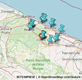 Mappa Via Carlo Alberto, 70033 Corato BA, Italia (10.2965)