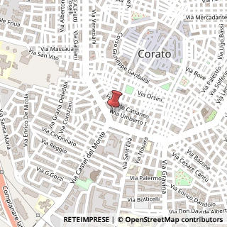 Mappa Via Castel del Monte, 59, 70033 Corato, Bari (Puglia)