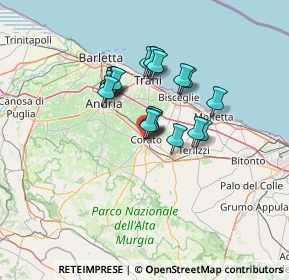 Mappa Via Cilea, 70033 Corato BA, Italia (10.311)