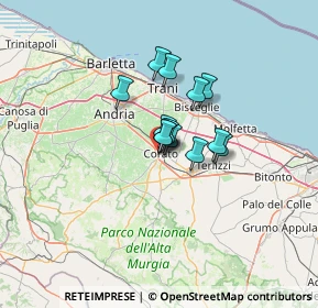Mappa Via Cilea, 70033 Corato BA, Italia (7.66077)